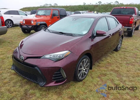 2017 Toyota Corolla Se Special Edition from USA, damaged, VIN 5YFBURHE6HP613095